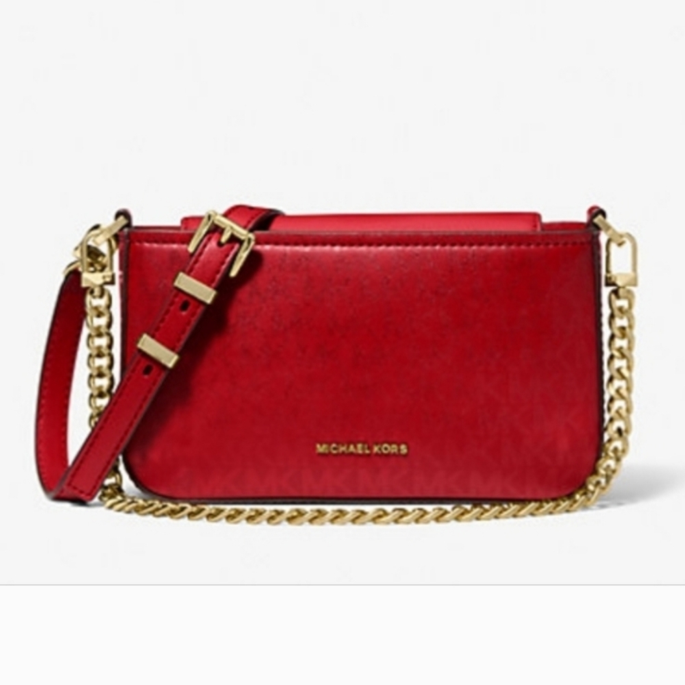 Bryant Small Metallic Signature Logo Convertible Pochette